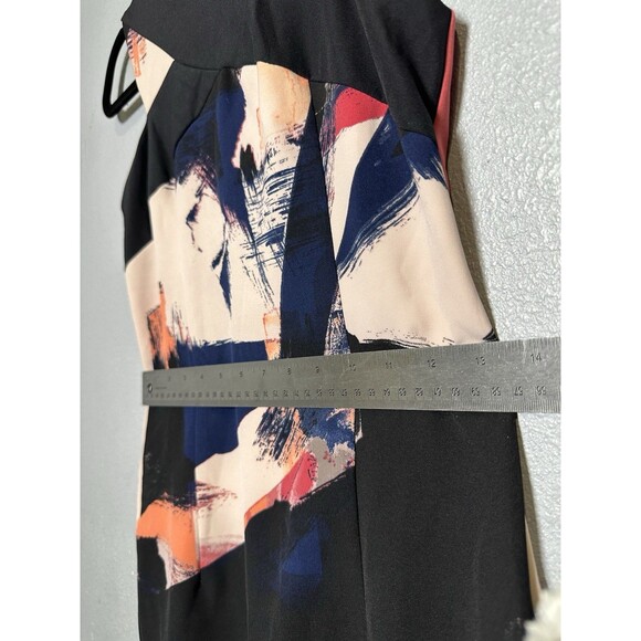 Le Château - Abstract Print Sleeveless Sheath Dress - Size XS - Picture 7 of 13
